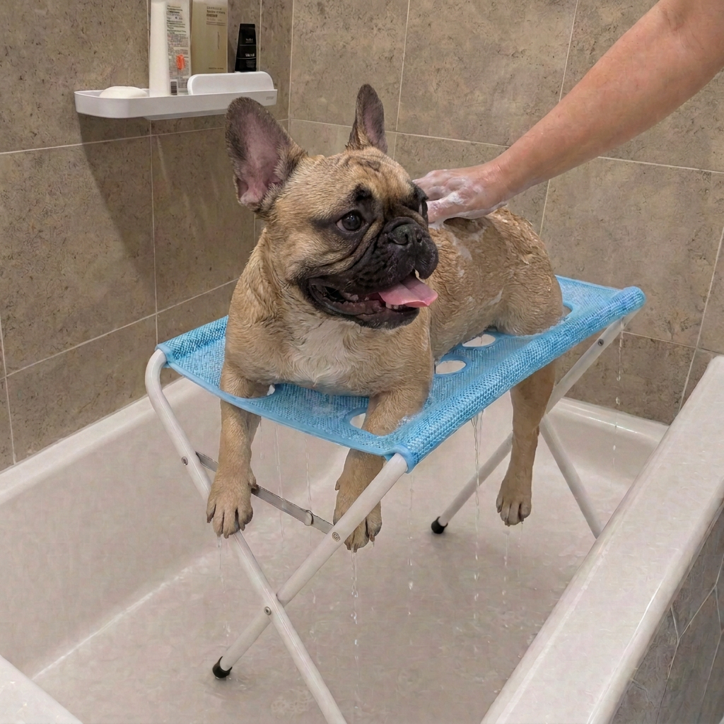 Foldable Elevated Dog Grooming Hammock
